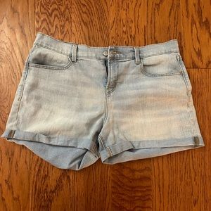 Light Wash Denim Shorts